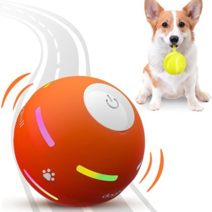 Automatic Rolling Interactive Dog Ball (USB Rechargeable)