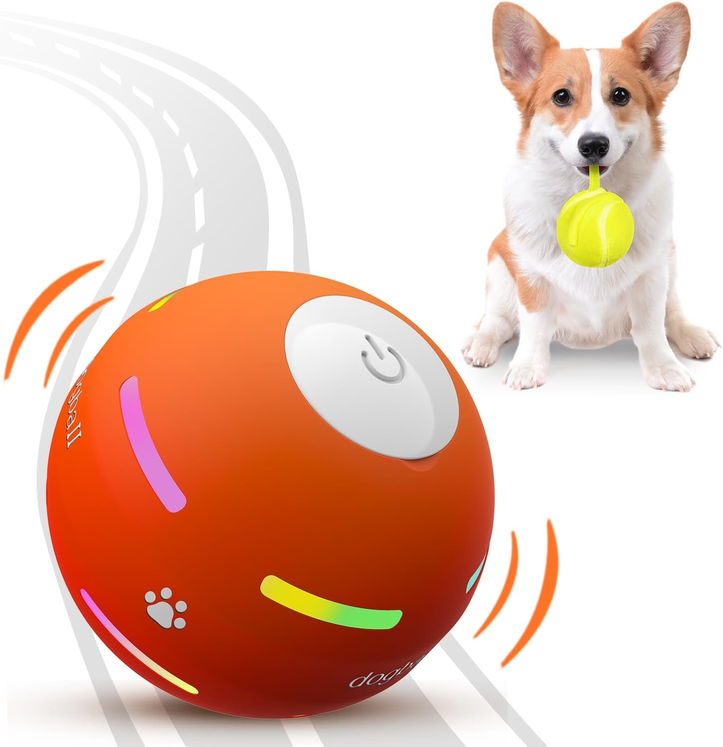 Rolling interactive balls for at-home enrichment.