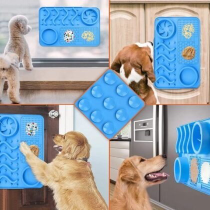 Lick Mat with Suction Cups (Boredom & Anxiety Relief)