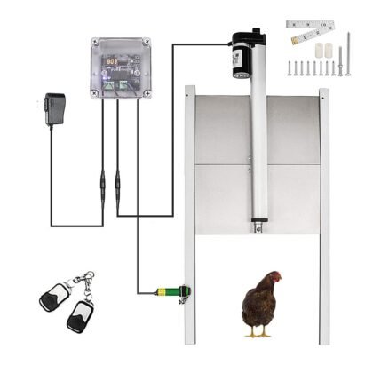 Solar Automatic Chicken Coop Door Opener