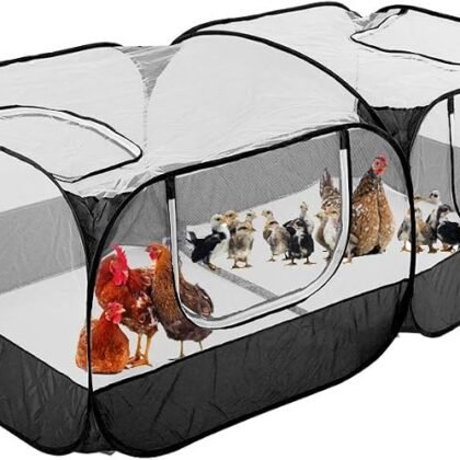 Foldable Mesh Playpen & Chicken Run