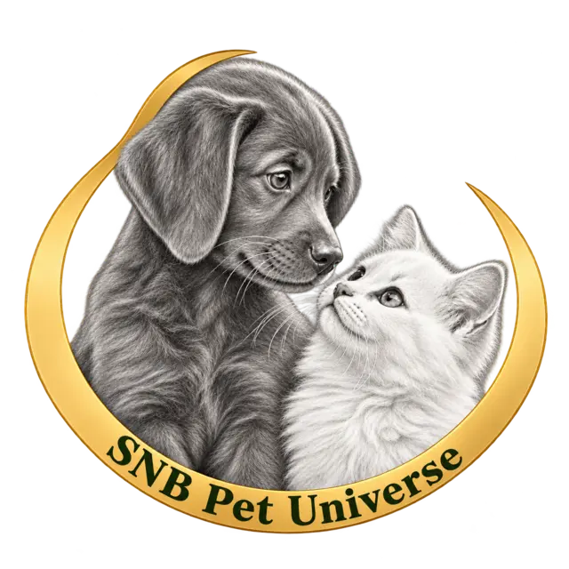 SNB Pet Universe puppy and cat logo